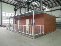 Caravanes résidentielles larges triples légères de cadre en acier, maisons modulaires de mobile facile de démantèlement