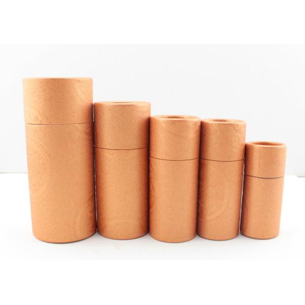 Овальная роскошная коробка с цилиндром из крафт-бумажной трубы для свободного чая с УФ-покрытием