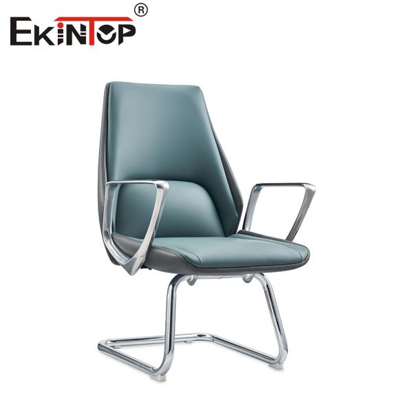 Повышенный стиль и поддержка гладкий кожаный офисный стул 10 лет гарантия