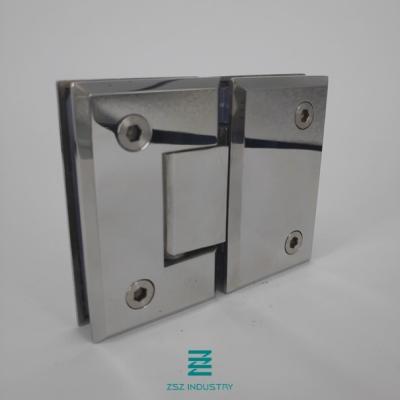 Whole Open Shower Door Hinges , Flat Shape SS304 Shower Glass Hi