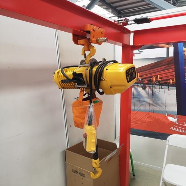 China Mingdao 500KG 1000kg Sling Type Electric Chain Hoist with Trolley