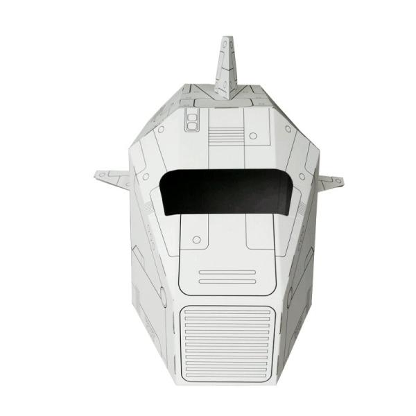Eco Friendly Foldable Cardboard Playhouse For Kids Indoor And Outdoor Use