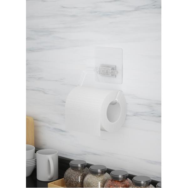 Прозрачные ванные комплекты бумажные рулоны держатель самоклеящийся туалетный стенд 140*83*25 мм