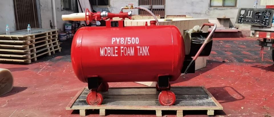 пены тележки пены защиты от огня 500L танк мобильной мобильный для пожаротушения