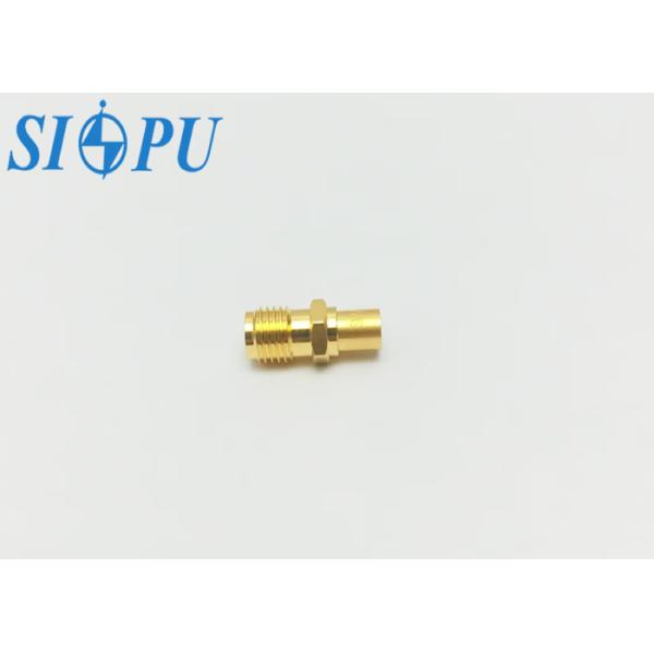 SMA Female to MCX Female RF Coaxial Adapter – Gold Plated
