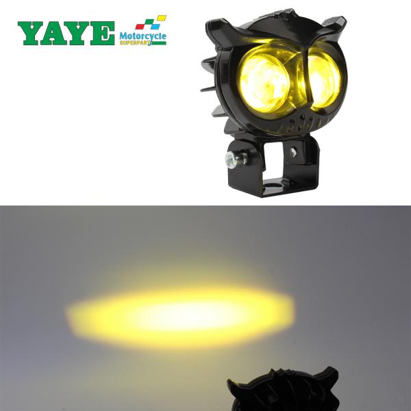 30000H Lifespan Motorcycle LED Headlights with 12-80V Voltage and Two-color Fog Lights