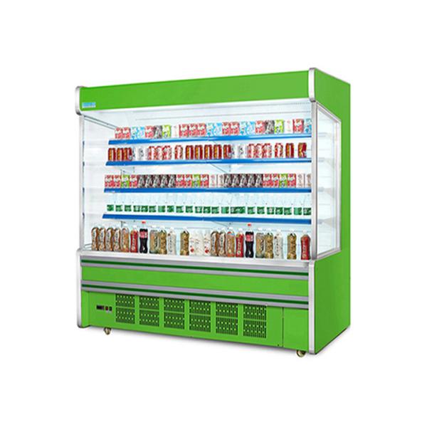 Заткните внутри охладитель дисплея открытого воздуха компрессора вертикальный для напитка