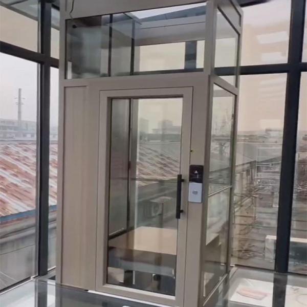 1 à 3 personnes petit ascenseur résidentiel sans engrenage conduire à domicile petit ascenseur