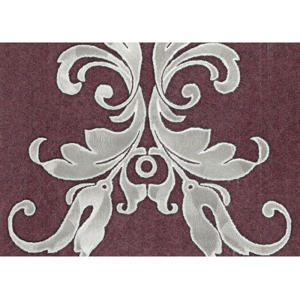 Damask Pattern Victorian Style Wallpaper with Eco friendly PVC Material , Strippable