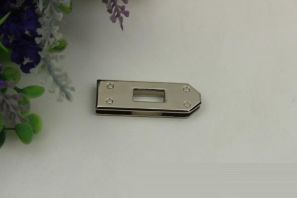 High end multi-color zinc alloy purse lock bag hardware accessories bottom for selling