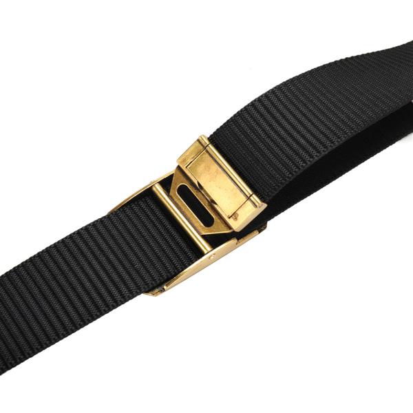 Черный пояс сети пояса нейлона пряжки бизнесмена 130cm заплетенный