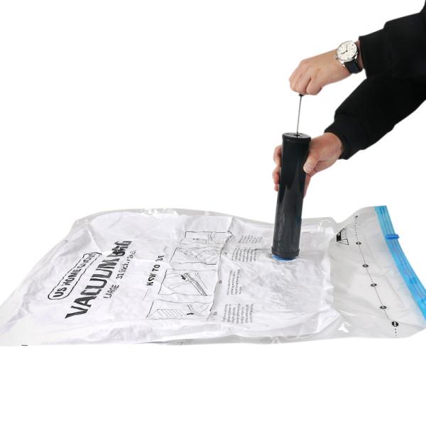 50x70cm Vacuum Suction Storage Bags , PA Vacuum Compression Bags With Pump