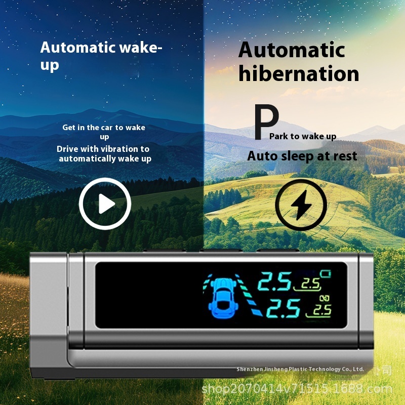 JYS Wireless Solar TPMS Car Tire Pressure Monitor 5V Voltage Model S10 1 Year Warranty