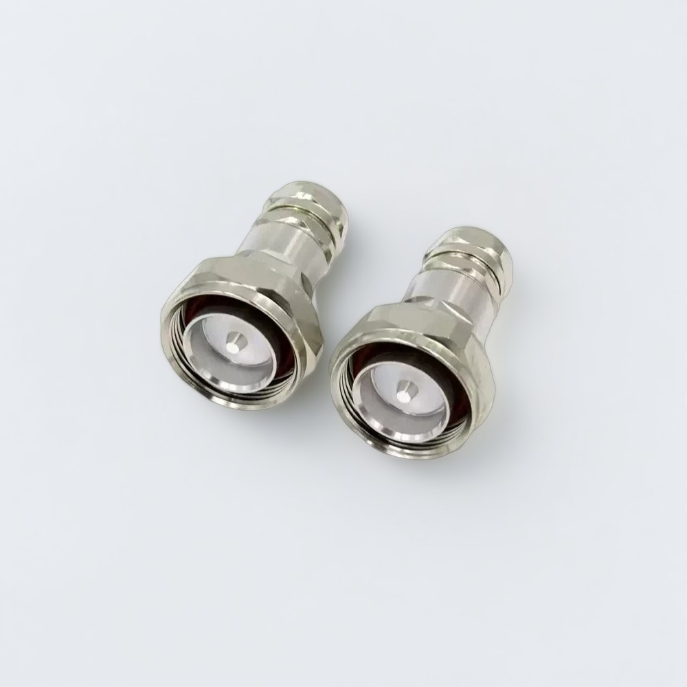 7/16 DIN Male Connector for 1/2 inch super-flex feeder cable | RF Coaxial Connector