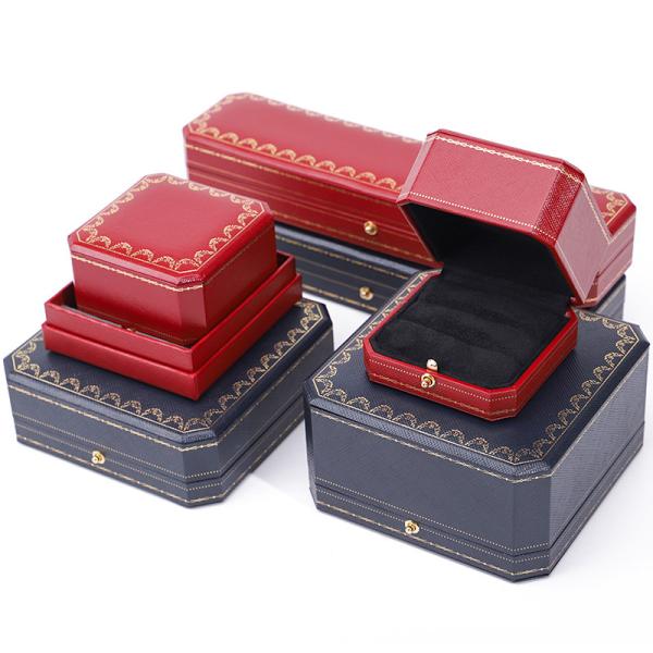 Rectangle 12*12*4,5 cm Boîte d'emballage de bijoux personnalisée pour bracelet boucles d'oreilles Collier