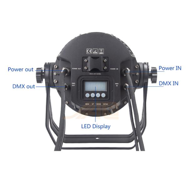 свет СИД 54x3W RGBW водоустойчивый привел этап света равенства