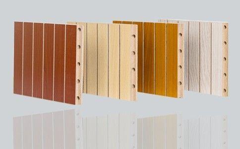 Fireproof Wooden Acoustic Sound Absorption Perforated Interior Wall Decorative Panel