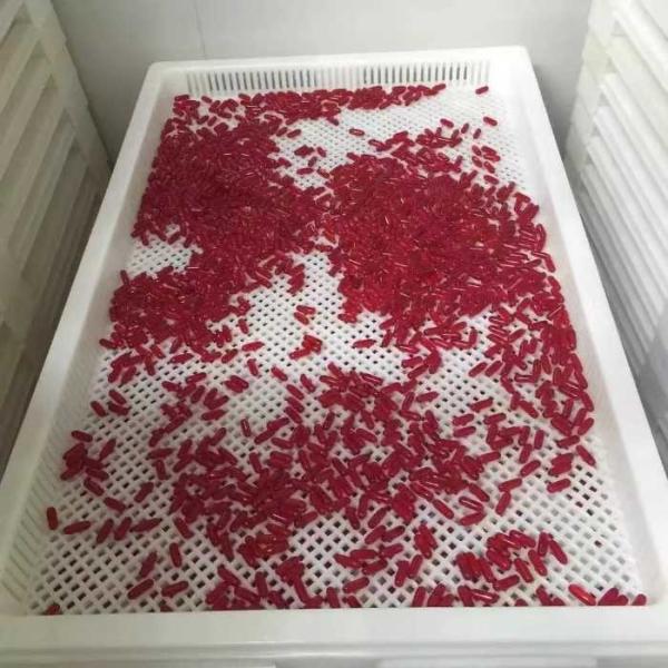 White Food Grade Plastic Drying Trays For Softgel Capsules And Paintball