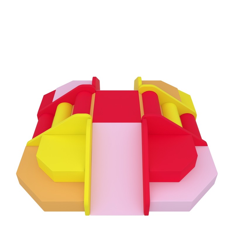 Commercial Soft Play Blocks Custom Indoor Kids Naughty Castle Play Equipment