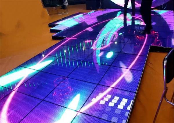 P10mm Dj Stage Dance Floor LED Display RGB Aluminum Cabinet