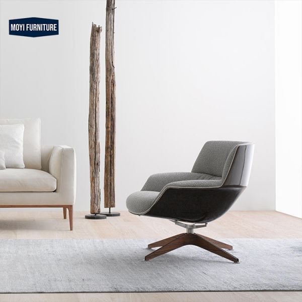 Custom Synthetic Leather Comfortable Back Office Chair Home Leisure Nordic Modern Simple Study Book Desk Chair Creative