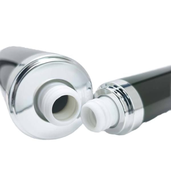 Acrylic Cosmetic Packaging Set 15/30/50/100ml Cream Bottles Squeeze Pump Screen Printing Surface for Skin Care Serum Face Lotion