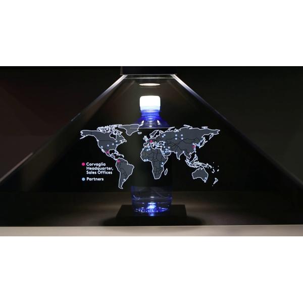 Full HD 3D Holographic Display Cabinet LG Screen For Jewelry Mobile phones