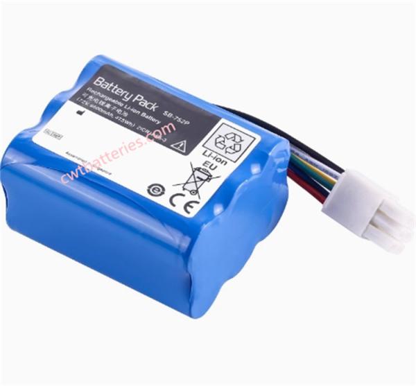 NIHON-KOHDEN SB-752P 7.2V 6600mAh Compatible Lithium Ion Battery Replacement for SVM-7501 SVM-7500 SVM-7600 Medical 