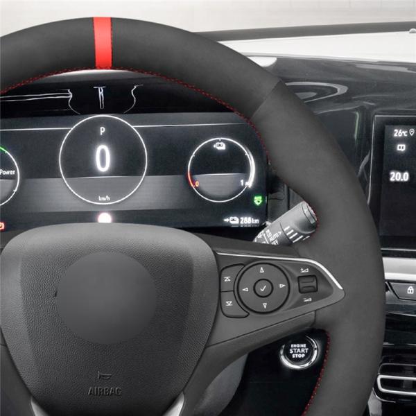 Mewant vegan suede steering wheel cover for Holden Commodore Astra Calais 2018-2020 popular auto interior accessories