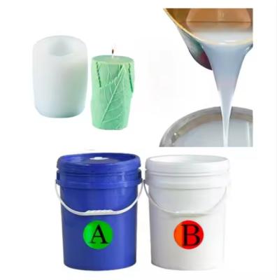 Resin Products Tin Cure Silicone Mold Rubber Raw Material RTV 2 Molding White Liquid