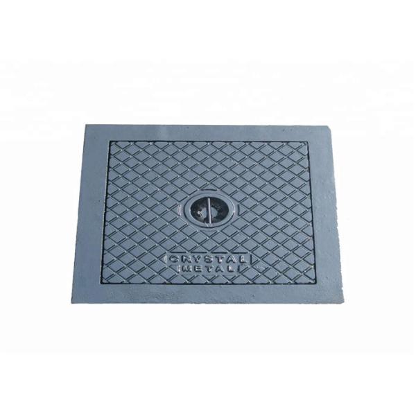 Square Cast Iron Heavy Duty Manhole Covers Corrosion Resistance For Side Walk
