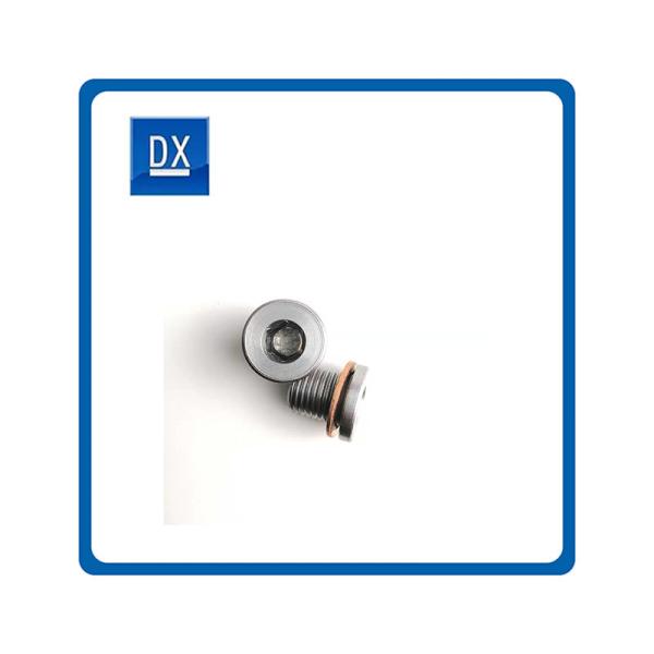 Carbon Steel Round Head Gasket Oil Plug For Audi