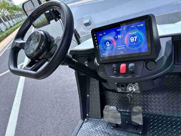 High Degree Electric Golf Cart E 3 Wheel 4 Wheel Drive Lifted Street Legal Club Golf Cart Roof