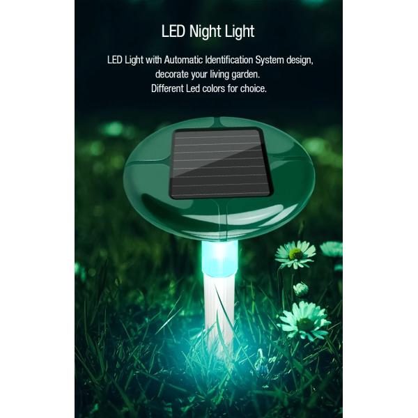 Effective Outdoor Rodent Control with Stocked Solar Mice Repeller from Professional