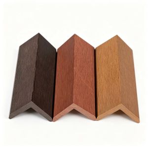 50x50mm WPC Deck Panel Trim Waterproof Corner Guard End Cap Patio Pool Flooring