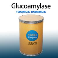 100000U/G-700000U/G Glucoamylase Enzyme Light Yellow Amylase Powder