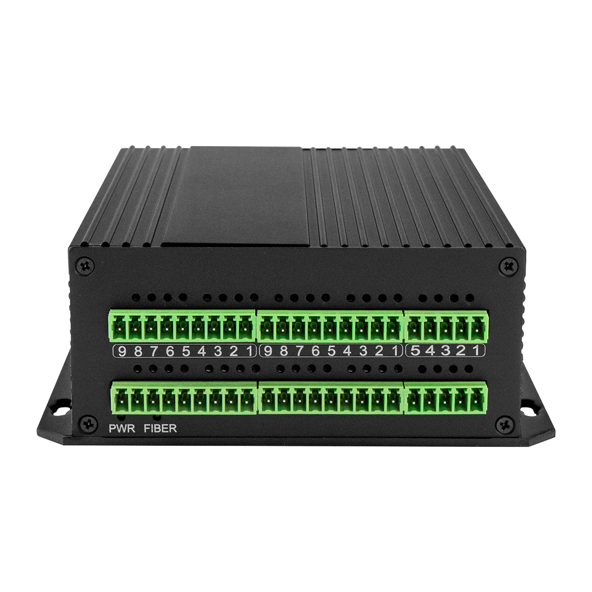 Сухой контакт закрытие оптоволоконный преобразователь Bidi Закрытый 8 порт Rack Монтажный