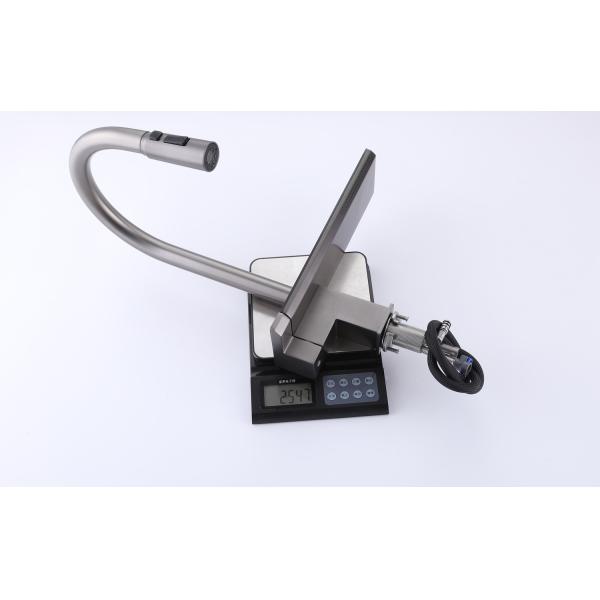 304 Stainless Steel Kitchen Faucet Pull Out Mixer Tap With Rainfall Shower Versatile