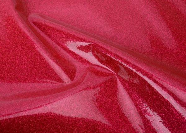 Cosmetic Bag Material Glitter Pvc Fabric / Glitter Pvc Film For Making Bags