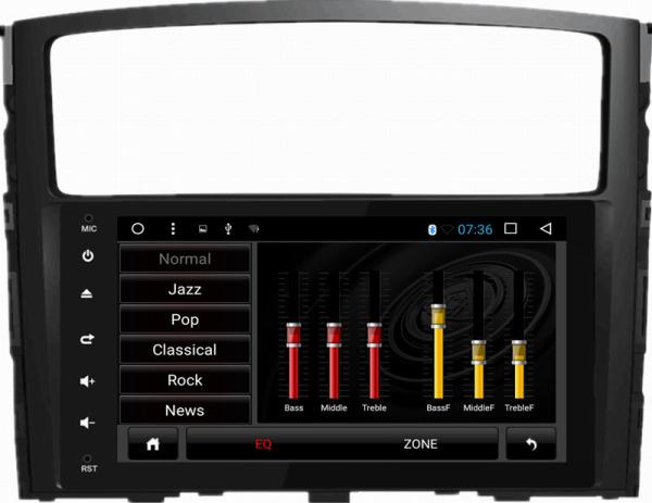 Ouchuangbo car radio gps stereo android 6.0 for Mitsubshi Pajero 2014 with SWC USB Mirror-Link bluetooth AUX