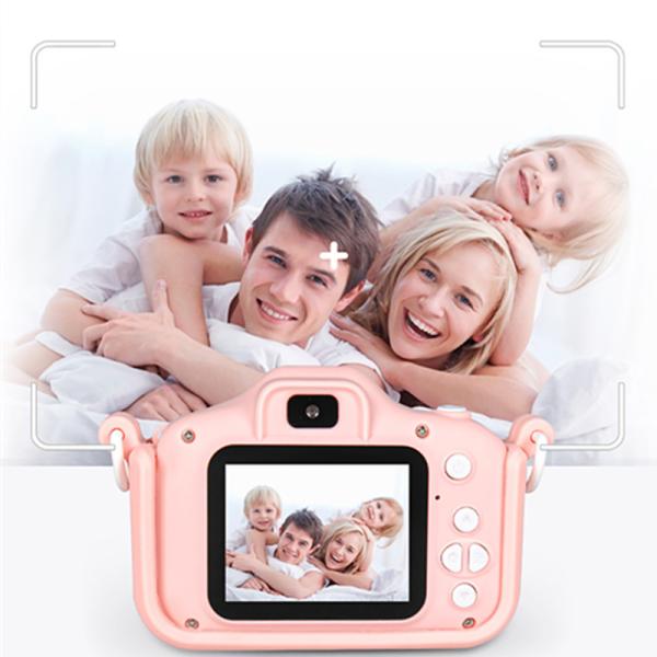 Selfie Enfants Résistant à l'eau Jouer à la caméra 1080P Cadeaux d'anniversaire de Noël 3.7V