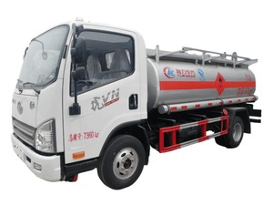 FAW 5m3 Diesel Fuel Tanker Truck Oil Bowser Fuel Tank Truck for Sale