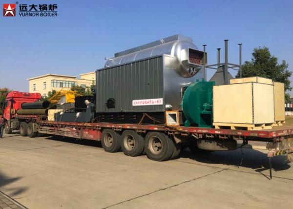 6 Ton Coal Fired Steam Boiler Sawdust Paddy , Biomass Pellet Fired Boiler