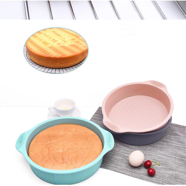 Silicone Baking Cake Pan Cookie Sheet Molds Tray Set BPA Free Heat Resistant Liners