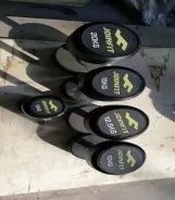 Регулируемые весом гантели из резины 20 кг 40 кг для фитнеса