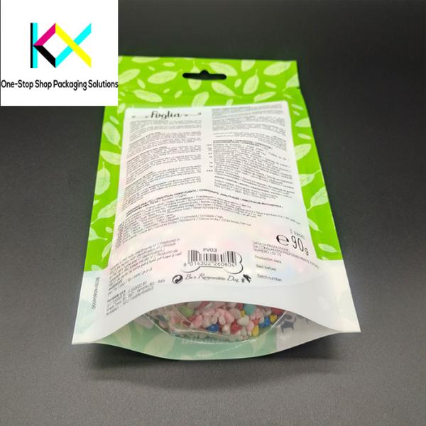 Customized Matte Surface Plastic Pouch Bags with Digital Printing for Food Packaging