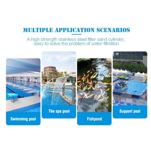 фильтр песка держателя 450мм бортовой для бассейна