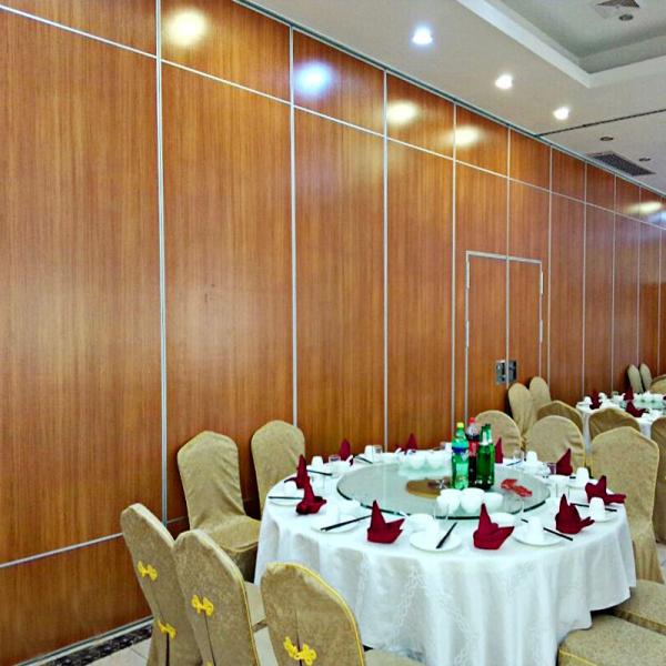 Restaurant Studio Polyester Fiber Acoustic Panel / Movable Partitions Wall