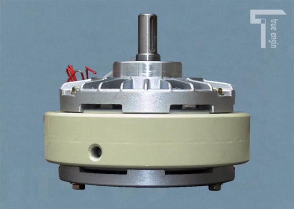 One Shaft Magnetic Powder Brake Rated Torque 400NM Max Current 4A Magnetic Powder Brake True Engin