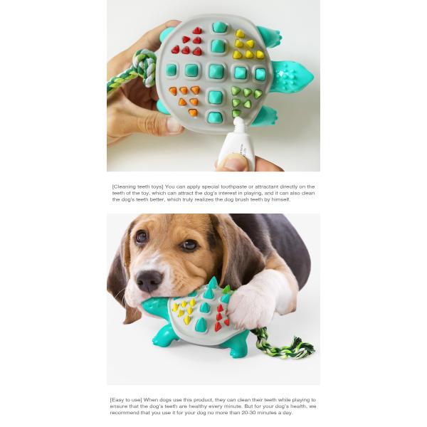 Manufacturers Sell Well Colorful Turtle Dog Cleaning Teeth Toy Pet Toys Dog Chew Toy